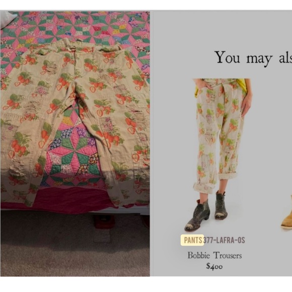 Magnolia Pearl Bobbie trousers ***STRAWBERRIES*** - Picture 1 of 3